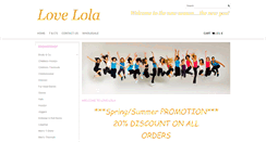 Desktop Screenshot of lovelola.co.uk