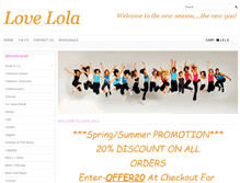 Tablet Screenshot of lovelola.co.uk